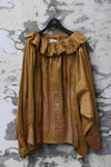 Mutedance 24 Spring/Summer Silk Wide Shoulder Top Series MD-MD24SS48-JIN PM117 Gold